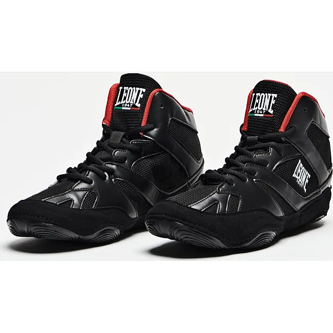 Боксерки (боксерская обувь) Leone CL130 LUCHADOR Black