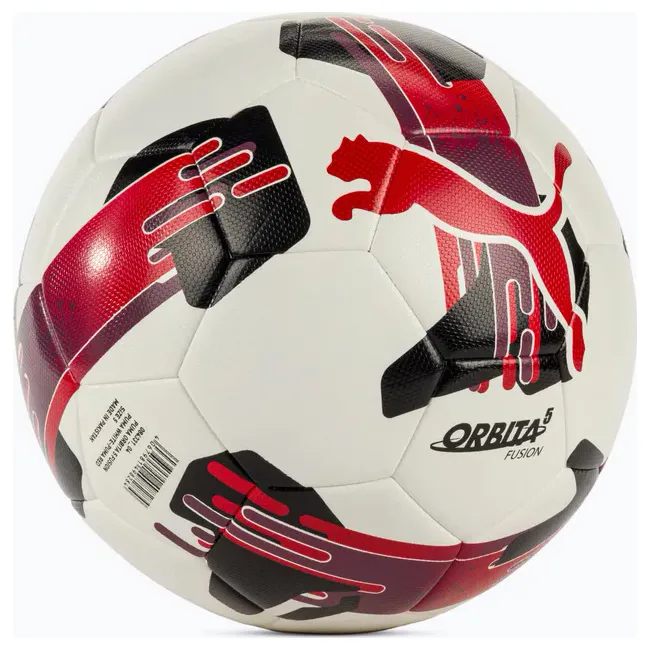 Футбольный футбольный Puma Orbita FUSION белый, черный, красный