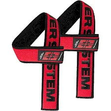 Ламки для тяги POWER SYSTEM PS-3401 Lifting Straps Duplex Black/Red