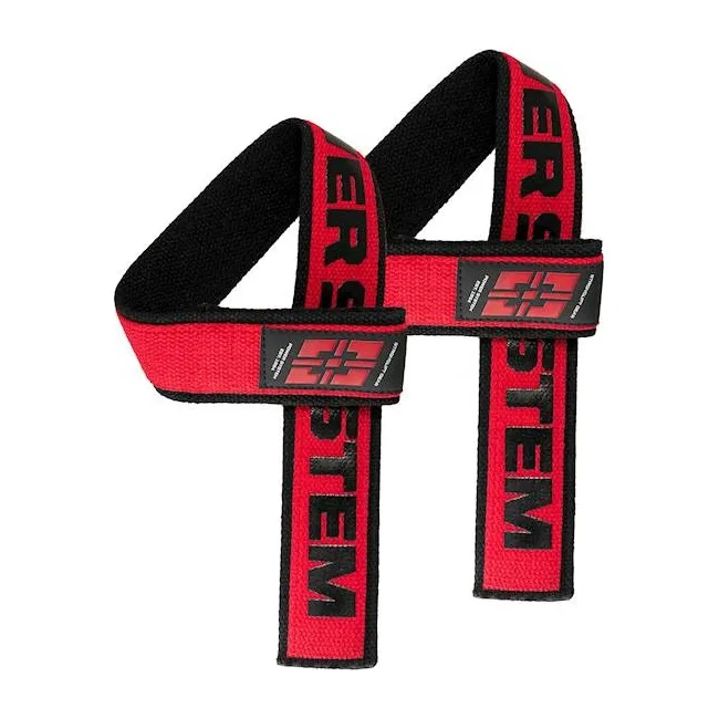 Ламки для тяги POWER SYSTEM PS-3401 Lifting Straps Duplex Black/Red