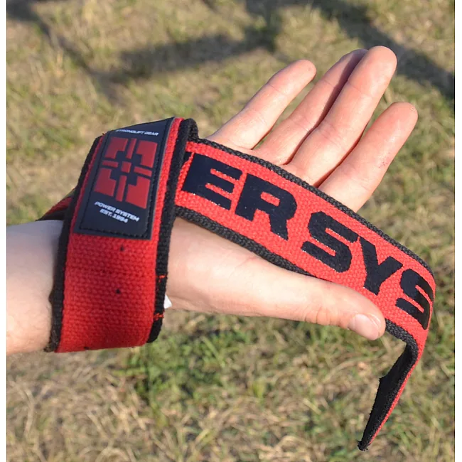 Ламки для тяги POWER SYSTEM PS-3401 Lifting Straps Duplex Black/Red