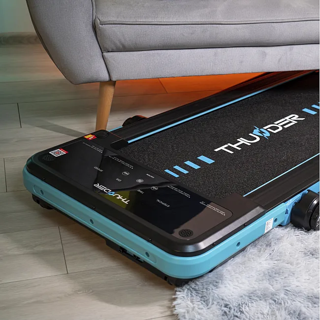 Беговая электрическая дорожка THUNDER IMPACT-BLUE