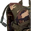 Рюкзак с гидратором KMS SP-SPORT
 MS-019 8л 45х25х7см (Камуфляж Woodland)
