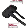 Пада для тайского бокса RDX T15 Noir Thai Pad Black (1 шт.)