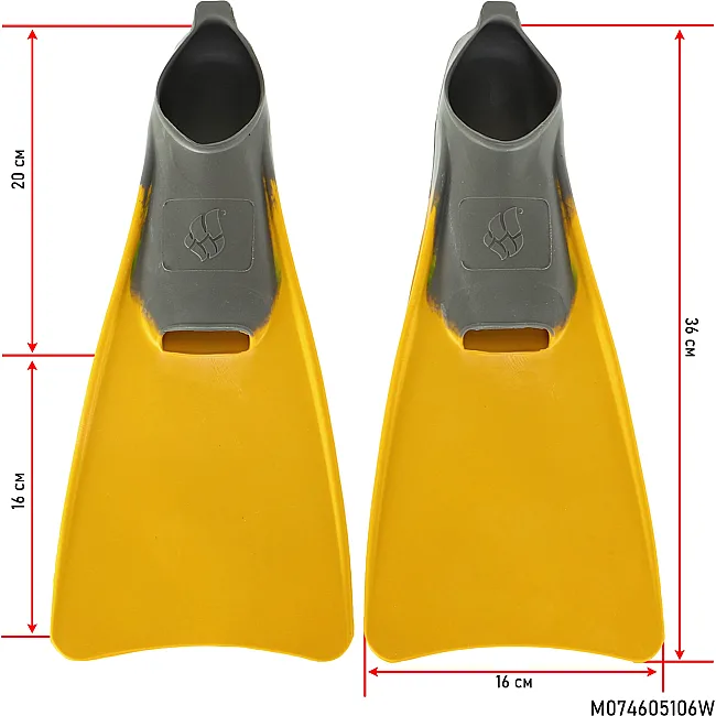 Ласти
 MADWAVE

 M074605106W
 30-33 (Жовтий)