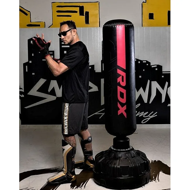 Перчатки для рукопашного боя ММА RDX F6 KARA Matte Red Plus