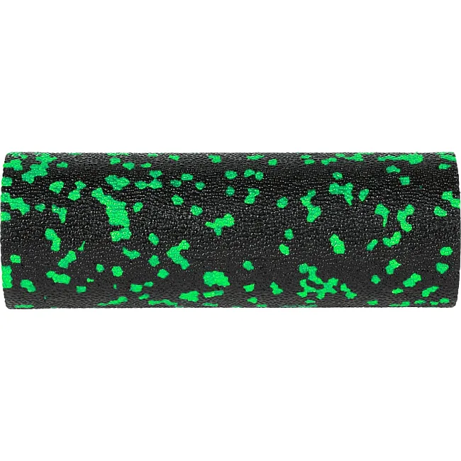 Массажный ролик (роллер) гладкий PowerPlay PP-4346 Mini EPP Foam Roller Черно/Зеленый (15x5,3см.)