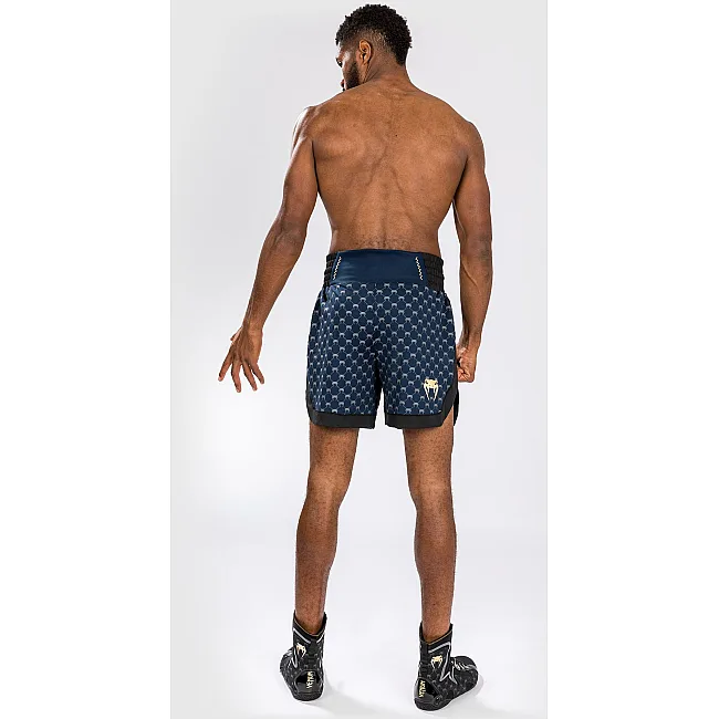 Боксерські шорти VENUM Monogram Boxing Short Black Navy Blue