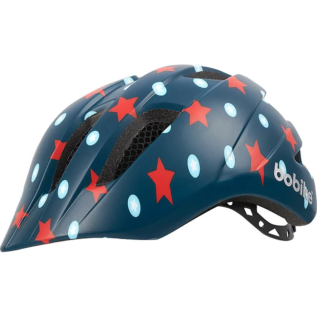 Детский шлем велосипедный BOBIKE Plus / Navy Stars (52-56см)
