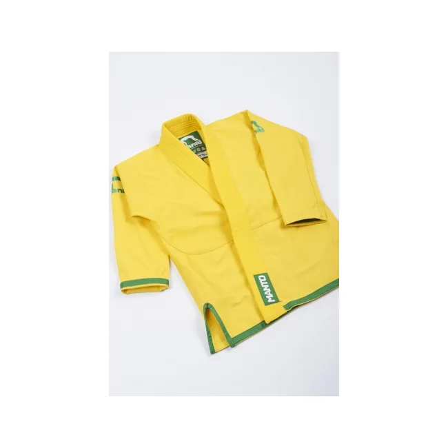 Детское кимоно джиу джитсу MANTO Junior 2.0 Youth BJJ Gi Yellow