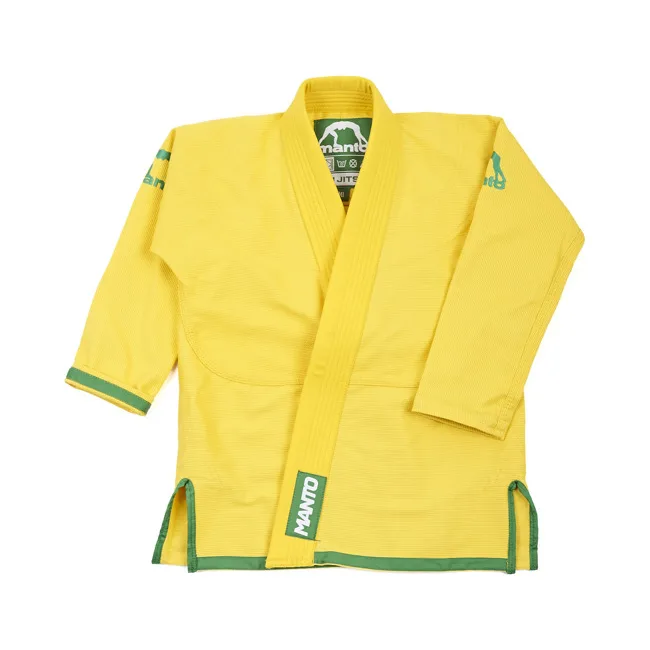 Детское кимоно джиу джитсу MANTO Junior 2.0 Youth BJJ Gi Yellow