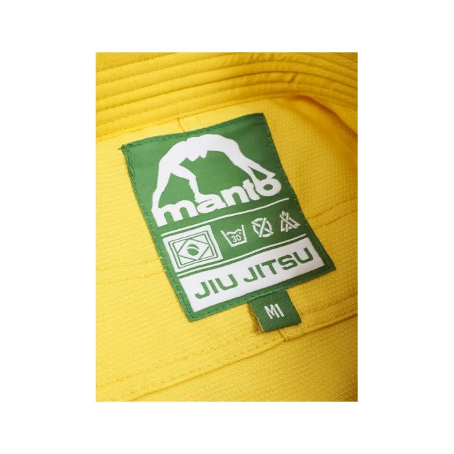 Детское кимоно джиу джитсу MANTO Junior 2.0 Youth BJJ Gi Yellow