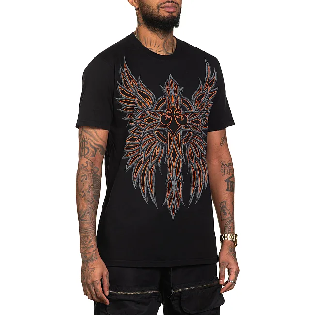 Футболка мужская AFFLICTION Absolution Tee Black