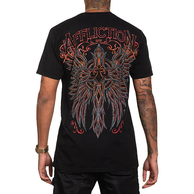 Футболка мужская AFFLICTION Absolution Tee Black