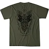 Футболка мужская HOWITZER Valhalla Night Tee Surplus Green
