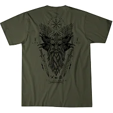 Футболка мужская HOWITZER Valhalla Night Tee Surplus Green