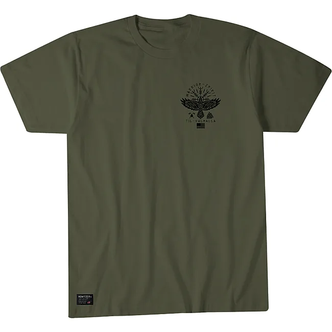 Футболка мужская HOWITZER Valhalla Night Tee Surplus Green