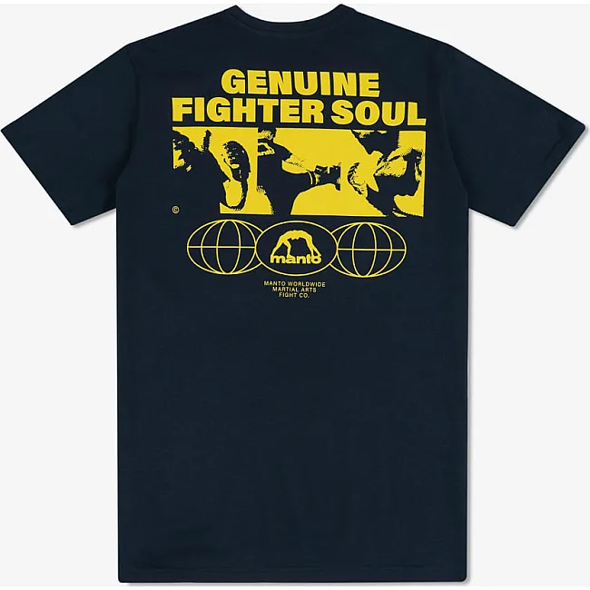 Футболка мужская MANTO FIGHTER SOUL navy blue