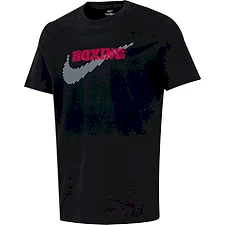 Футболка чоловіча NIKE Mens Boxing Rawdacious Tee Black White Crimson