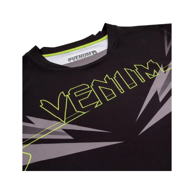 Футболка Venum Sharp 3.0 Dry Tech T-shirt Black Yellow