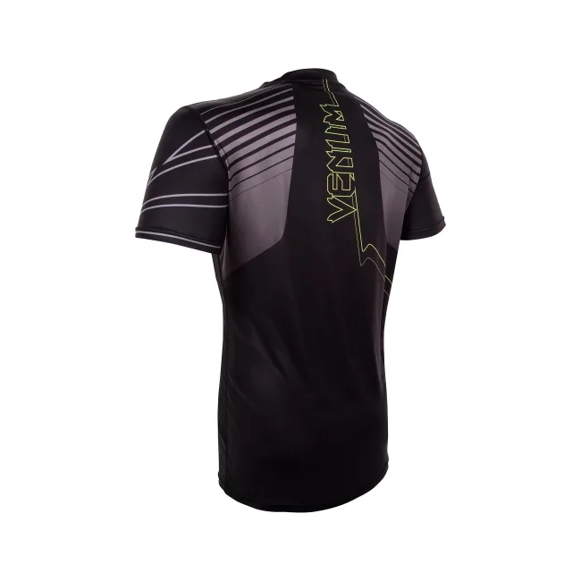 Футболка Venum Sharp 3.0 Dry Tech T-shirt Black Yellow