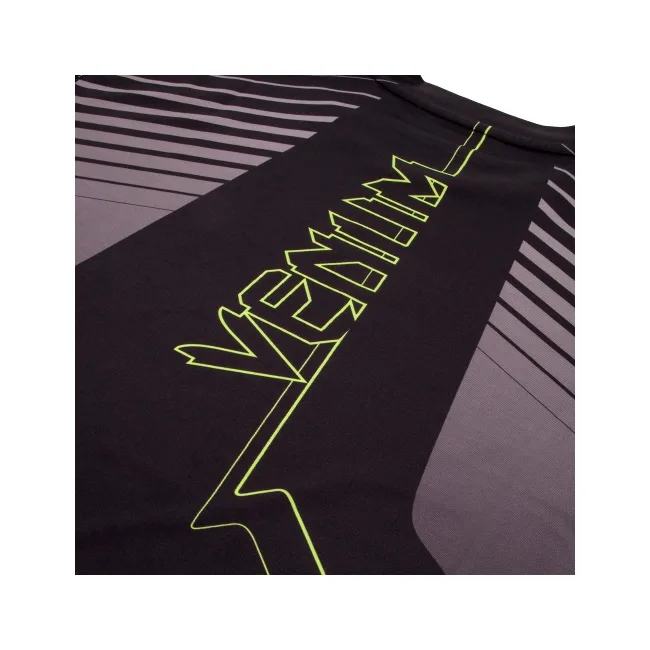 Футболка Venum Sharp 3.0 Dry Tech T-shirt Black Yellow