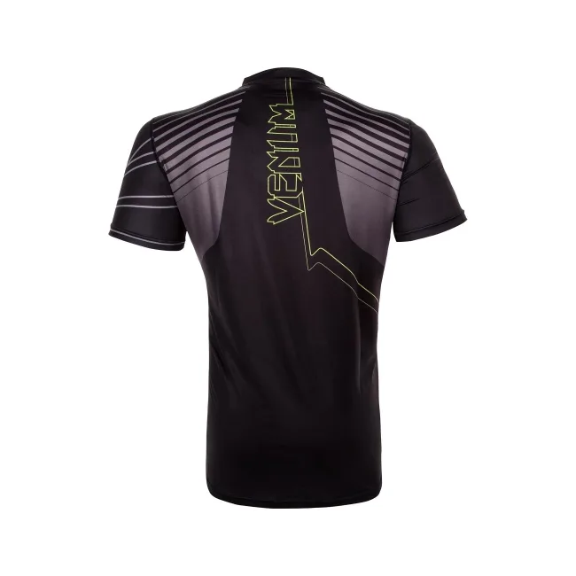 Футболка Venum Sharp 3.0 Dry Tech T-shirt Black Yellow