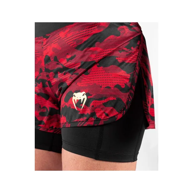 Компрессионные шорты VENUM Defender Hybrid Black Red