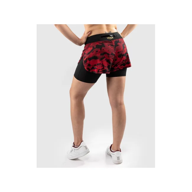 Компрессионные шорты VENUM Defender Hybrid Black Red