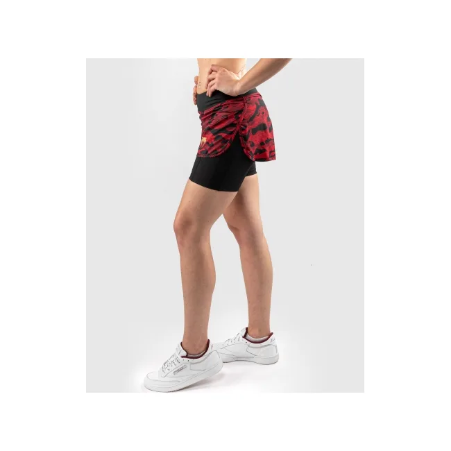 Компрессионные шорты VENUM Defender Hybrid Black Red