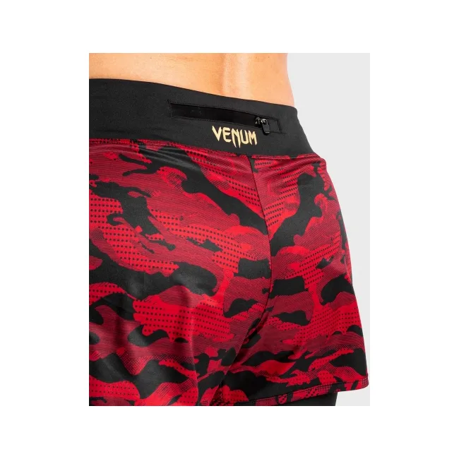 Компрессионные шорты VENUM Defender Hybrid Black Red
