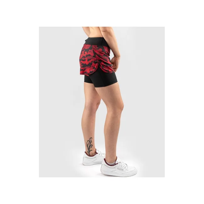 Компрессионные шорты VENUM Defender Hybrid Black Red