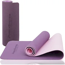 Килимок для йоги POWER SYSTEM PS-4060 TPE Premium Purple (183х61х0.6)