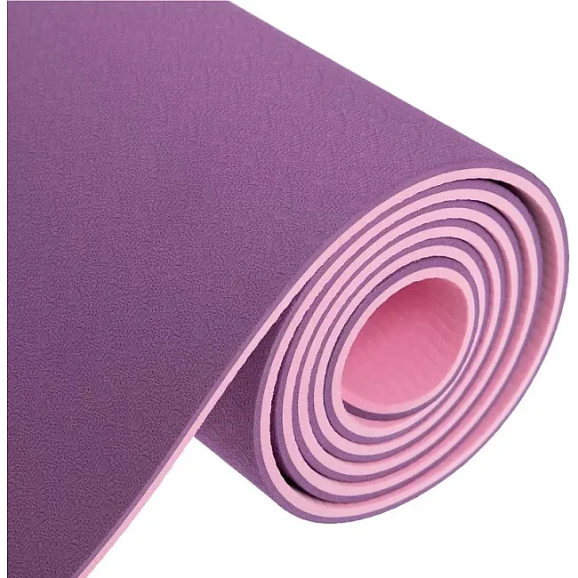 Килимок для йоги POWER SYSTEM PS-4060 TPE Premium Purple (183х61х0.6)