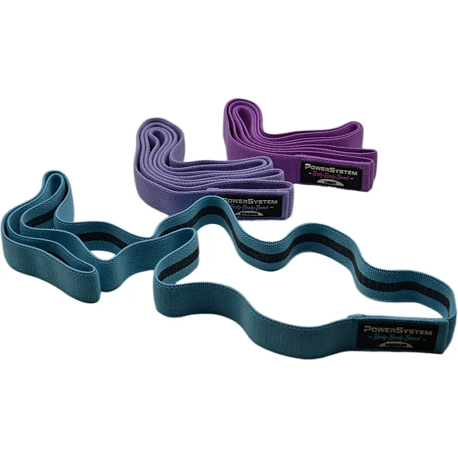 Набор тканевых резинок POWER SYSTEM PS-4129 Booty Band Set Long 3шт