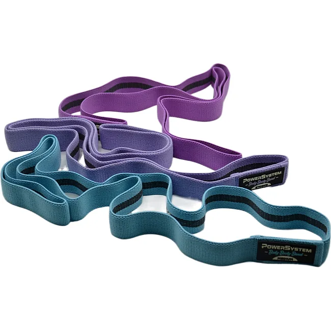 Набор тканевых резинок POWER SYSTEM PS-4129 Booty Band Set Long 3шт
