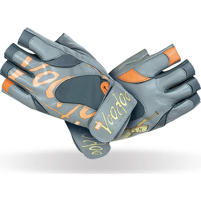 Перчатки для фитнеса MADMAX MFG-921 Voodoo Light grey/orange