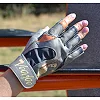 Перчатки для фитнеса MADMAX MFG-921 Voodoo Light grey/orange