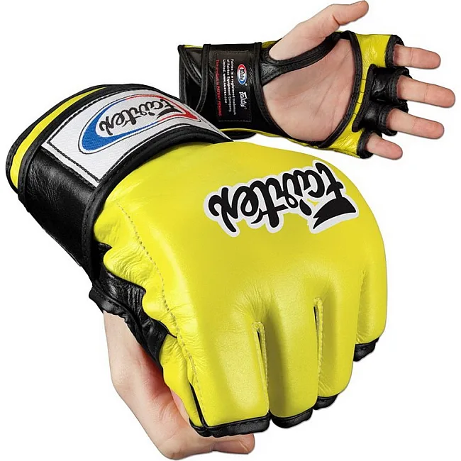 Рукавиці ММА Fairtex Ultimate Combat Yellow
