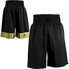 Шорты для бокса Adidas Diamond Flex Satin (черный, ADISMB02)