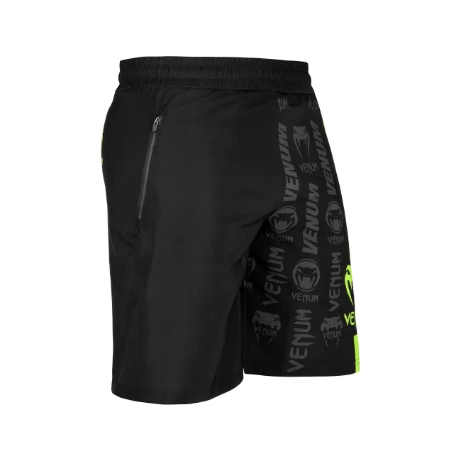 Шорти VENUM Logos Black Neo Yellow