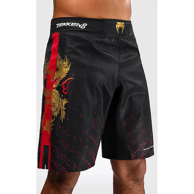 Шорти VENUM x TEKKEN 8 Marshall Law Black Red Gold