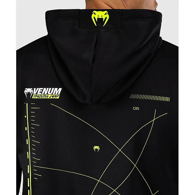 Спортивное худи VENUM Training Camp 4.0 Full Zip - Black/Neon Green