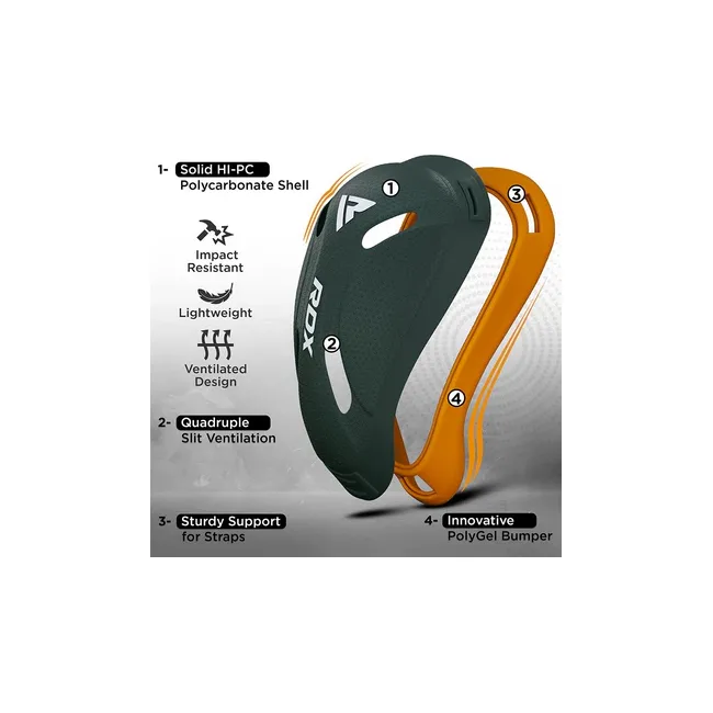 Захист паху RDX Cx Polygel Groin Cup Orange