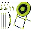 Игровой набор 4в1 с мишенью inSPORTline ADGS145, 140 х 50 х 70 см - черно-зеленый