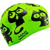 Шапочка для бассейна силиконовая юниорская MADWAVE Cats M057405 (Зеленый)