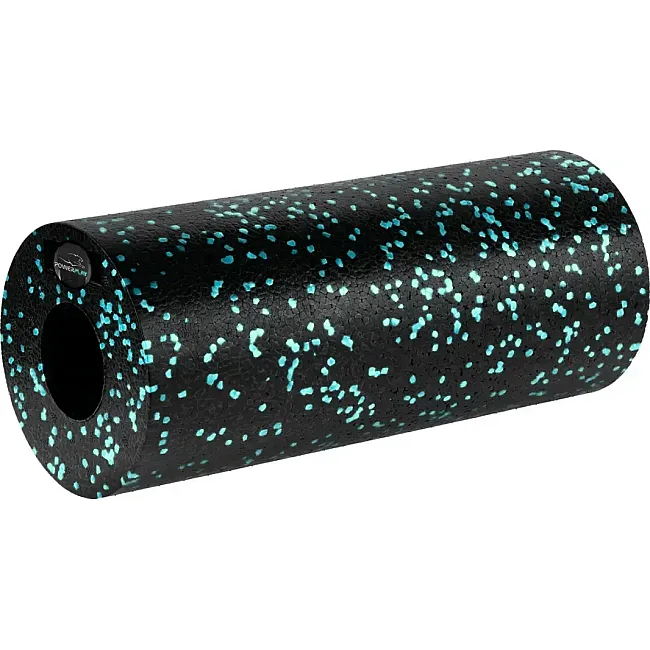 Массажный набор PowerPlay PP_4015 EPP Foam Roller Set 4in1 (2-я роллы + 2-я мячи) Черно-бирюзовый