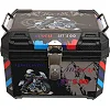 Центральний кофр задній для мотоцикла пластиковий Adventure JUHAO H-45-2 1шт 42x34x30см (Чорний)