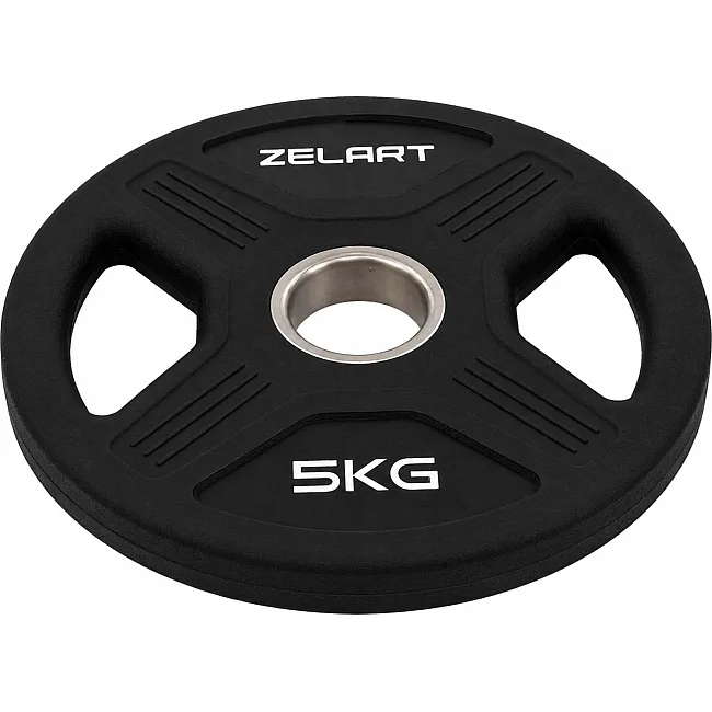 Млинці диски TPU 2 Handle металева втулка ZELART TA-6995-5 (Чорний)