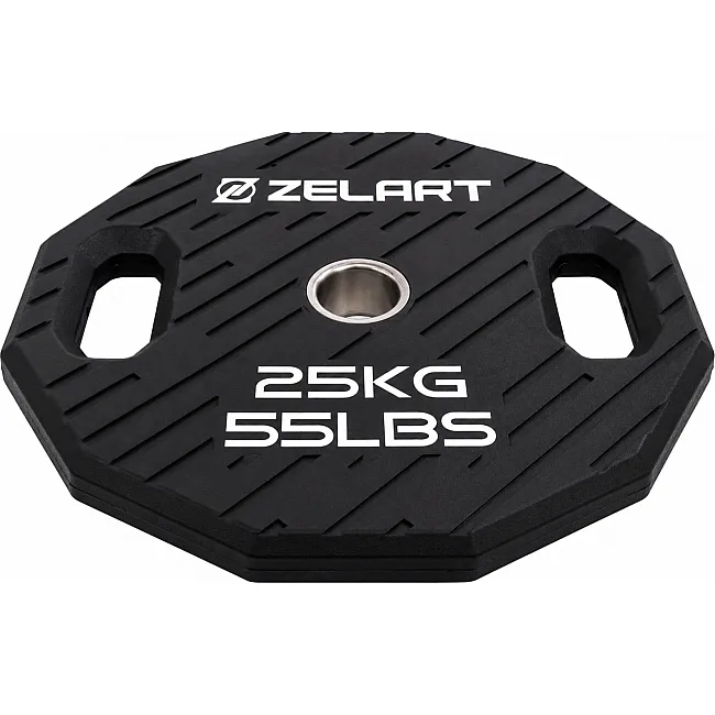Млинці диски TPU 2 Handle металева втулка ZELART TA-6996-25 (Чорний)